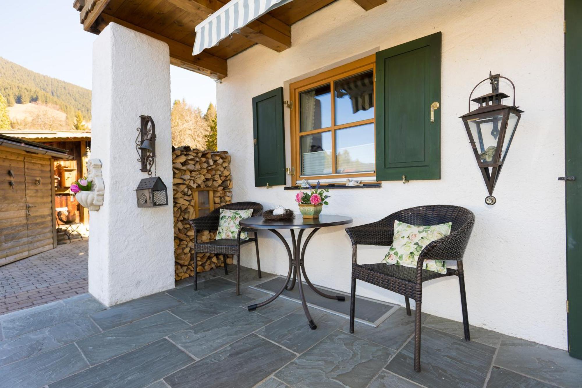 Ferienwohnung Mitteldorf Oberammergau Exterior foto
